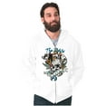 thumbnail image 5 of The Wild Life Skull Panther Tattoo Zip Up Hoodie Men's Women's Brisco Brands S, 5 of 6
