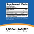 thumbnail image 2 of Suplemento Nutricost MSM Tablets 2000 mg 240 tabletas, 2 of 5