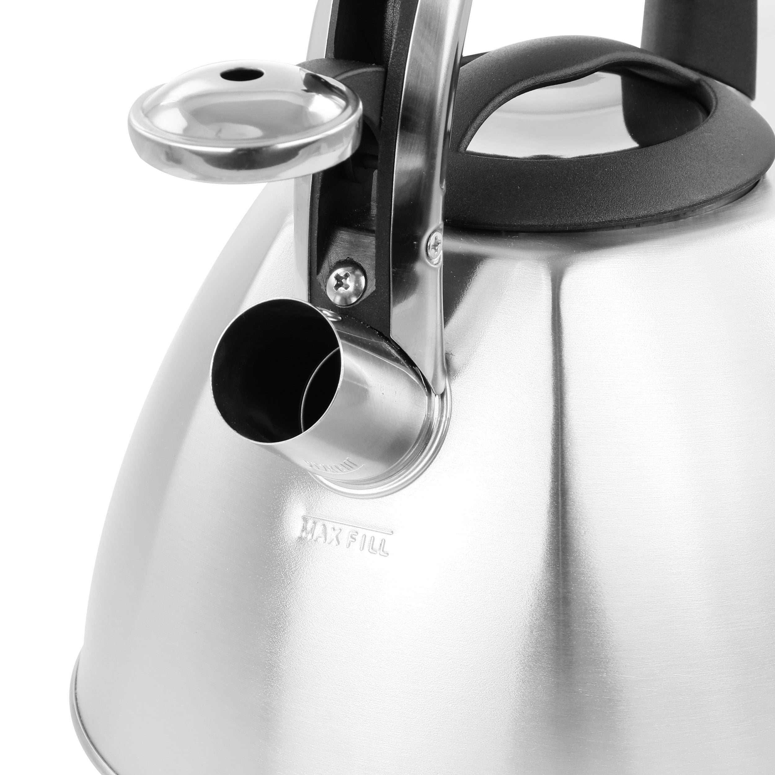 Stovetop Whistling Tea Kettle 3 Liter (3-Quart) Classic Teapot Induction  Compatible-Gold 2407