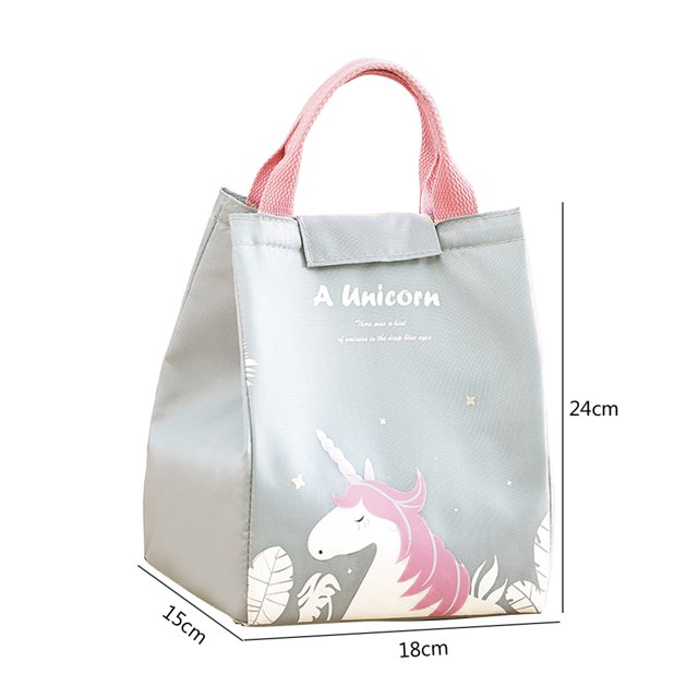 Bolsa Térmica La caja del desayuno del paño de Oxford empaqueta la capacidad grande de la película de aluminio para acampar al aire libre Sywqhk Libre de BPA