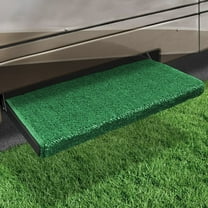 Prest-O-Fit 2-0058 Jumbo Wraparound   Plus RV Step Rug Green 23 In. Wide