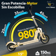 thumbnail image 3 of Scooter Eléctrico Honey Whale C1 Dorado, 3 of 8