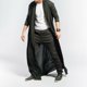 thumbnail image 3 of Full Length Mens Baggy Casual Coat Cape Loose Long Cardigan Cloak Tops Outwear, 3 of 8