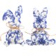thumbnail image 4 of Decoraciones de Fiesta Azules Y Blancos Serie de Porcelana Azul Y Blanco Conejos de Tela Ornamentos Conejos de Pascua Suministros de Diseño de Fiesta de Vacaciones Decoraciones de Pascua para el Hogar, 4 of 6