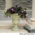thumbnail image 1 of Grant 22.5" Blanc avec Jardinière en Mousse Verte, 1 of 4