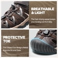 thumbnail image 2 of Nortiv 8 Men's Sandals, Closed Toe Athletic Sport Sandals, Mens Summer Shoes, Lightweight Trail Walking Sandals, 2 of 9