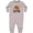 AC-Heather Grey, variant on My Granny Loves Me Grandchild Bear Baby Fleece Romper