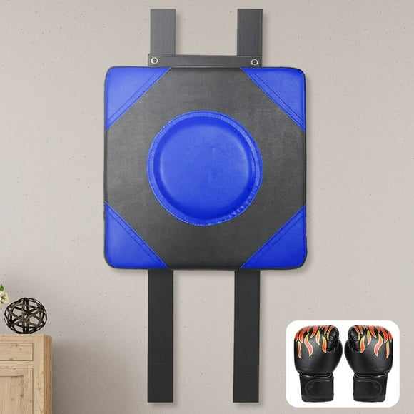 Peggybuy Square Wall Target Punching Bag Boxing Mats with Boxing Gloves Wall Punching Pad