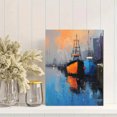 thumbnail image 2 of Qisvanset 12x16 Inch Oak Tree Wildflower Meadow Sunset Canvas Print Wall Art, 2 of 5
