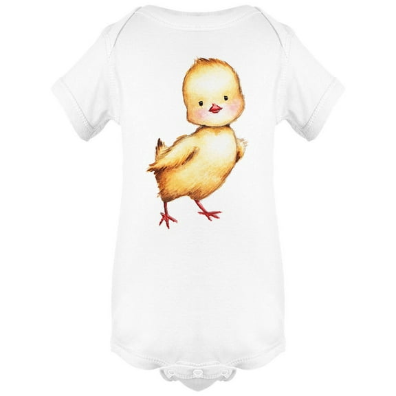 Cute Chicken In Watercolor Bodysuit Infant -Image by Shutterstock,  6 Months