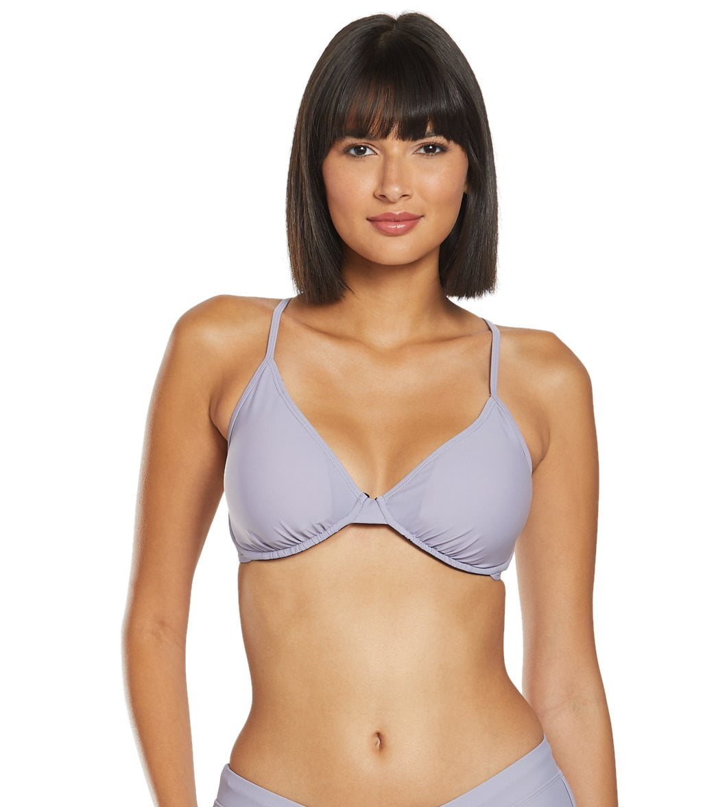 Sporti Sporti Solid Underwire Bikini Top D/Dd/E/F (DDCup, Lavendar