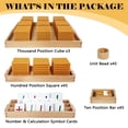 thumbnail image 4 of Juego de cuentas doradas Montessori Beads Math Manipulatives, 4 of 6