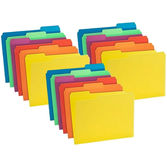 18PCS  File Folders Stylish Design for Organizing Documents Easily