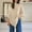 Khaki, variant on Women's Dolman Sleeve Poncho Top Crochet Knitted Loose Fit Pullover Sweater Fashion Women's Sweater (Black L)