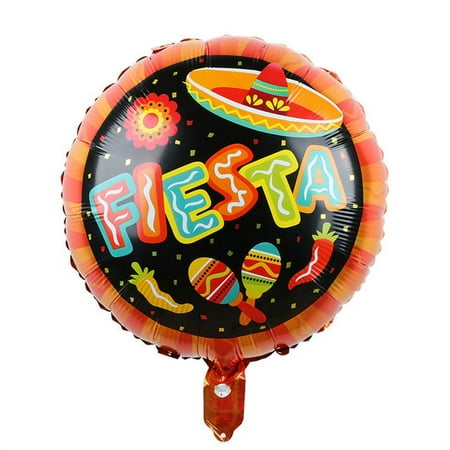 18 Fiesta Shaped Mylar Foil Balloon Party Celebration