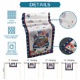thumbnail image 6 of Independence Day Truck Table Runner 90 Inches, Vintage Star Firework 4th of July Bed Runner Dresser Scarves Tabletop for Indoor Outdoor Parties/Ceremony/Banquet, 13" x 90", 6 of 9