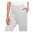 thumbnail image 2 of Calvin Klein Women's Ease Ribbed Jogger Lounge Pants Grey Size Small, 2 of 4