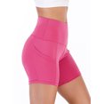 thumbnail image 4 of FUTATA Womens Biker Shorts Compression Yoga Workout Shorts With Pockets High Waist Tummy Control Exercise Running Shorts For Juniors ,XS-3XL, 4 of 6