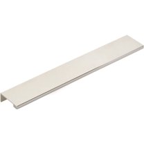 Emtek 87140US14 10 in. Edge Center to Center Finger Cabinet Pull, Polished Nickel