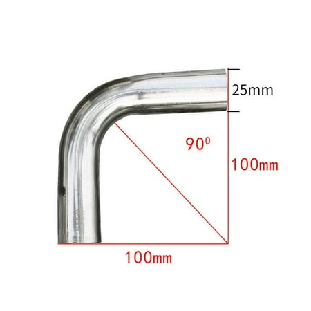 

Stainless Steel Elbow 90 degree Mandrel Bend 90 ° Tube Polished Pipe DIY New