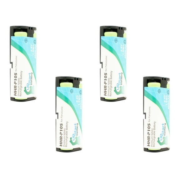 4x Pack - UpStart Battery Uniden BBTG0658001 Battery - Replacement for Uniden Cordless Phone Battery (800mAh, 2.4V, NI-MH)