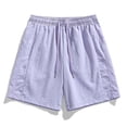 thumbnail image 2 of successthop Mens Sweat Shorts with Pockets and Drawstring Straight Leg Sweatpant Shorts Elastic Waist Bottoms Clothes XS, 2 of 5