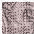 thumbnail image 4 of Soimoi Tissu Rouge Poly Georgette Labyrinthe & Rose Imprimé Floral au Mètre 42 Pouces de Large, 4 of 6