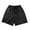 Black, variant on Chiccall Mens Summer Shorts Fashion Casual Solid Elastic Waist Drawstring Loose Beach Shorts