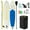 Blue + Yellow, variant on Barara King 11 Feet Surfboard with Accessories, Soft Top Beginner Surfboard for Youth Adults-L, Yellow