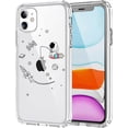 thumbnail image 1 of Compatible with iPhone 11 Case Clear Cute with Astronaut Outer Space Planet Star Creative Pattern,Soft TPU Shockproof, 1 of 4
