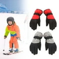 thumbnail image 4 of TELOLY Kids Winter Gloves - Snow & Ski Waterproof Youth Gloves for Boys & Girls - Insulated for Cold Weather Outdoor Play, Skiing & Snowboarding, 4 of 7