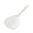White, variant on Slotted Pasta Spoon Strainer, Large Kitchen Drainer Shovel for Vegetables & Potatoes, Heat-Resistant Nylon, Long Handle White