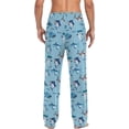 thumbnail image 2 of GZHJMY Shark Pajama Pants for Men, Lounge Pants Lightweight Men Pajama Bottoms with Drawstring Pockets, Christmas New Year Birthday Gifts, Medium, 2 of 6