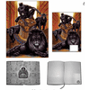 Silver Buffalo Marvel Black Panther Squad Hardcover Journal, 6 x 8 Inches