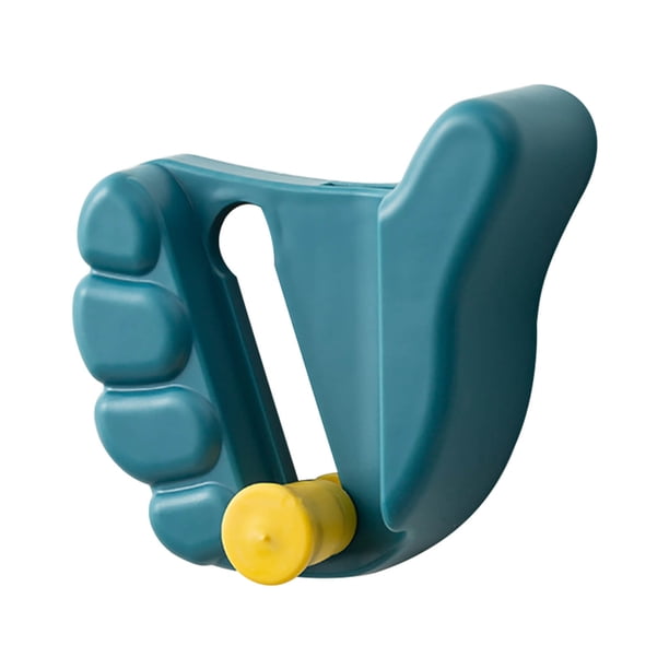 pstuiky Soporte para fregona Palm con base para tarjeta, sin gancho fijo, perforadora resistente, clip para fregona, montaje en pared para baño.