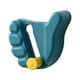 thumbnail image 1 of pstuiky Soporte para fregona Palm con base para tarjeta, sin gancho fijo, perforadora resistente, clip para fregona, montaje en pared para baño., 1 of 3