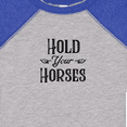 thumbnail image 4 of Inktastic Hold Your Horses Boys or Girls Baby Bodysuit, 4 of 5