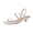 White, variant on Cushionaire Soprano Women’s One Band Kitten Heel with Ankle Strap – Minimalist Dress Sandal with Memory Foam & Strappy Silhouette