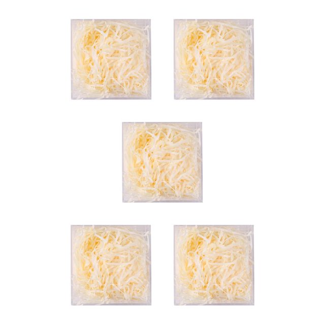 Moyic 1 paquete de relleno de rafia de papel Lafite, embalaje triturado colorido, confeti práctico, Pascua, Navidad, champán amarillo Type2 NO2