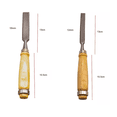 thumbnail image 4 of Juego Cincel Formon Gubia Carpintero Tallado Madera 4 pzs BLOOSOM, 4 of 4