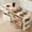 White, variant on ROGALIS 76" Kitchen Islands w/Extendable Dining Table, 2-6 Island Table for Kitchen w/Double-Side Storage