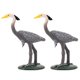 thumbnail image 2 of 2pcs Simulation Grey Crane Model Simulated Desktop Ornament Animal Ornament, 2 of 4