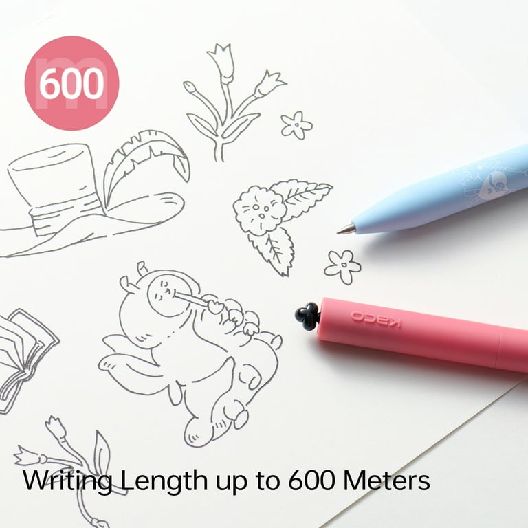 Kaco★ Kaco 36 Color Retractable Gel Ink Pens with Alphabet Number