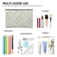 thumbnail image 4 of Kdxio Green Rabbit Makeup Bag Toiletry Bag Canvas Makeup Bags Zipper Cosmetic Pouch Travel Cosmetic Pouch for Women Gifts, 4 of 7