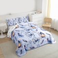 thumbnail image 3 of Homewish Flying Fairy Butterflies 3-Piece Full Size Comforter Sets For Teens Boys Girls,Chic Flowers Bedding Comforter Set,Dreamy Princess Lightweight Bedding Sets,Ultra Soft Home Decor,Reversible, 3 of 8