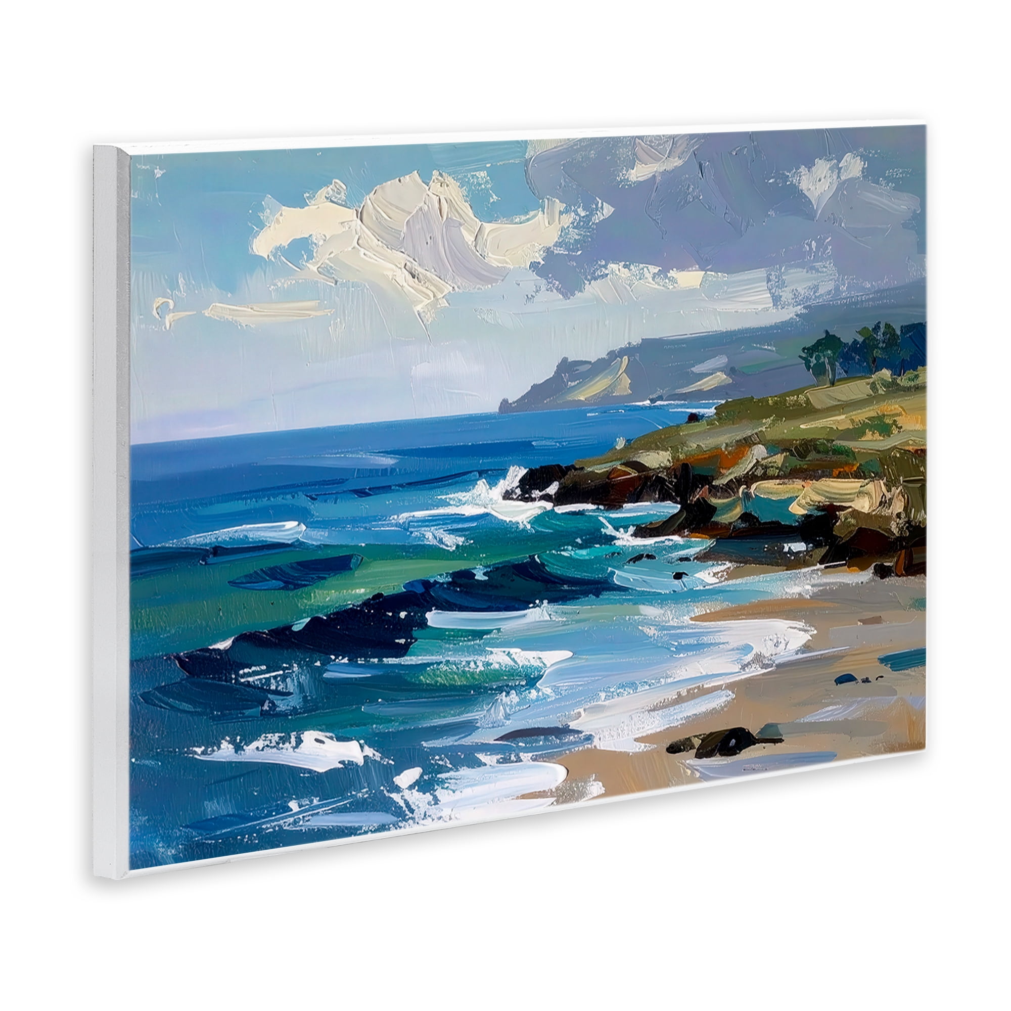 Stupell Industries Sky To Sea Impression Wall Plaque Art, design by Alonza Saunders