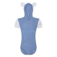 thumbnail image 3 of iixpin Men Nightwear Cosplay Party Sleep Wear Casual Wear Casual Look Wedding Outfit Pajamas Loungewear Blue XXL, 3 of 7
