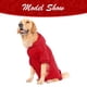 thumbnail image 4 of Sudadera con capucha para perros KOOLTAIL Basic, suave y cálida, para perros de talla XL, color rojo, 4 of 7