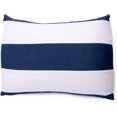 thumbnail image 6 of Legacy Decor 7pc. Microfiber Nautical Themed Comforter set, Navy Blue and White Striped, California King Size, 6 of 6