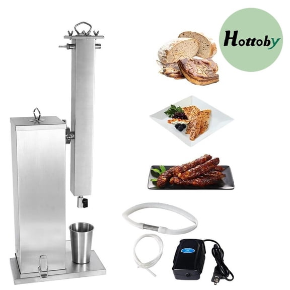 Hottoby 10L Smoke Making Machine 21IN Stainless Steel Cold Smoke Generator